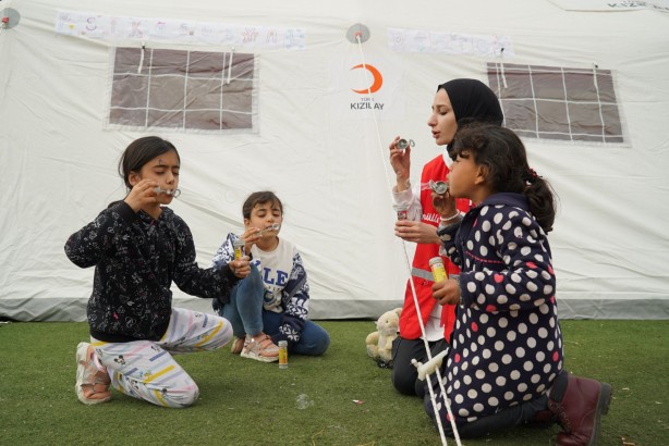 Foto - Kızılay’dan afetzedelere yönelik psikososyal destek