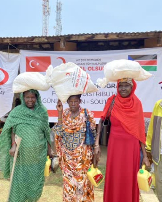 Foto - Kızılay'dan Güney Sudan'daki 870 aileye gıda yardımı
