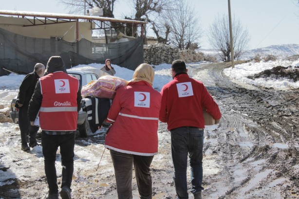 Foto - Kızılay’dan köylere gıda desteği