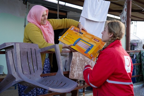 Foto - Kızılay’dan köylere gıda desteği