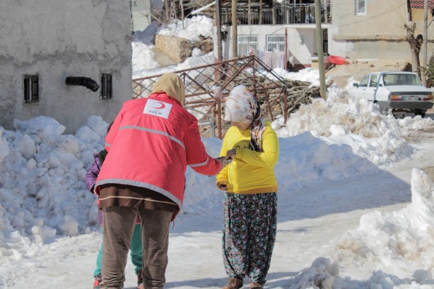 Foto - Kızılay’dan köylere gıda desteği