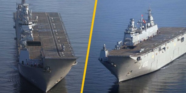 Foto - Kızılelma ve Bayraktar TB3, TCG Anadolu Gemisi pistinde