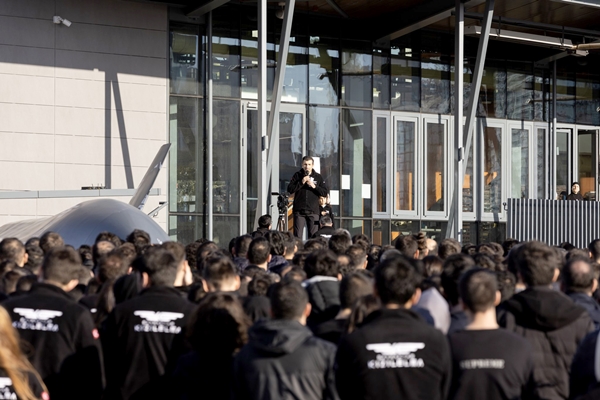 Foto - Kızılelma'nın ilk uçuşu Baykar'da kutlandı