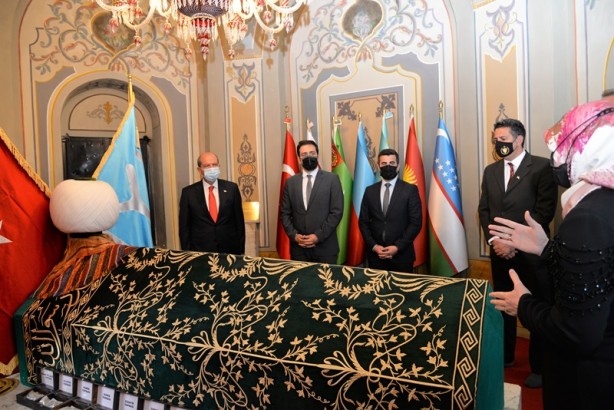 Foto - KKTC Cumhurbaşkanı Tatar'dan, Ertuğrul Gazi Türbesi'nde çarpıcı sözler: Mezarına saldırmaları...