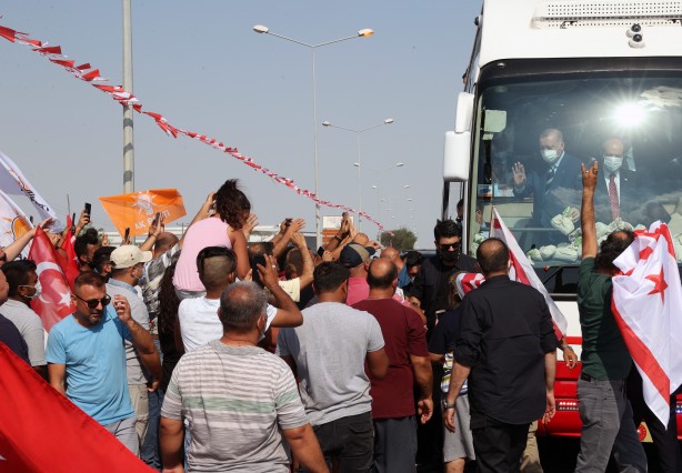 Foto - KKTC'de Cumhurbaşkanı Erdoğan'a sevgi seli