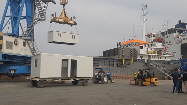 Foto - KKTC'den deprem bölgelerine 40 prefabrik ev