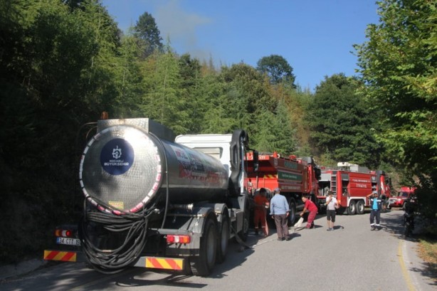 Foto - Kocaeli'de örtü yangını