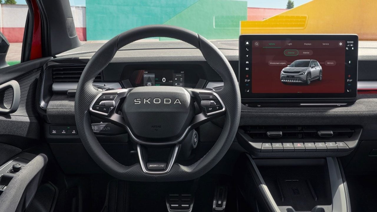 Foto - Škoda’dan elektrikli SUV atağı! Epiq Sportline 440 kilometre menzille sahneye çıktı 