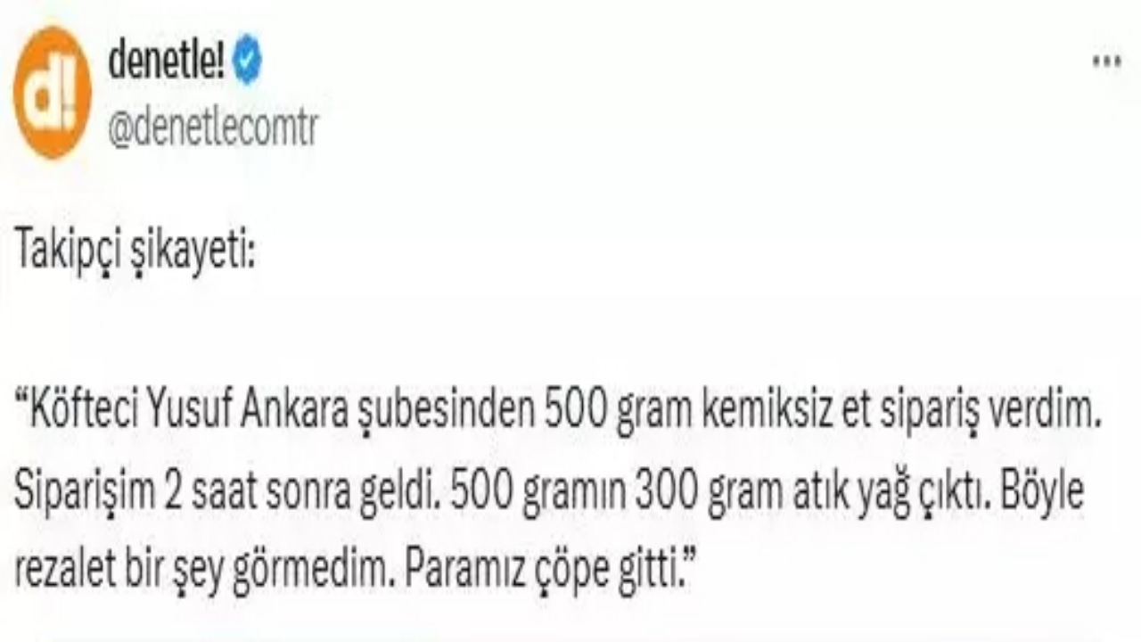 Foto - Köfteci Yusuf’tan et sipariş eden vatandaş neye uğradığını şaşırdı! "Böyle rezalet bir şey görmedim"