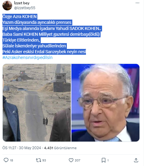Foto - Kohen ailesinin Siyonist gelini! İşin ucu Mossad’a kadar uzanıyor. Erdal Sarızeybek bu işin neresinde? 