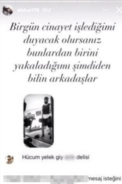 Foto - 'Kokuşmuş mahalle'de yeni skandal! Takipçisine kan donduran sözler sarf etti