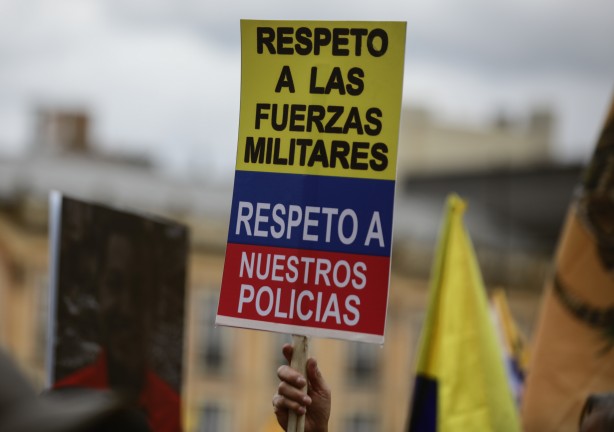 Foto - Kolombiya'da sağlık reformu yasası protesto edildi
