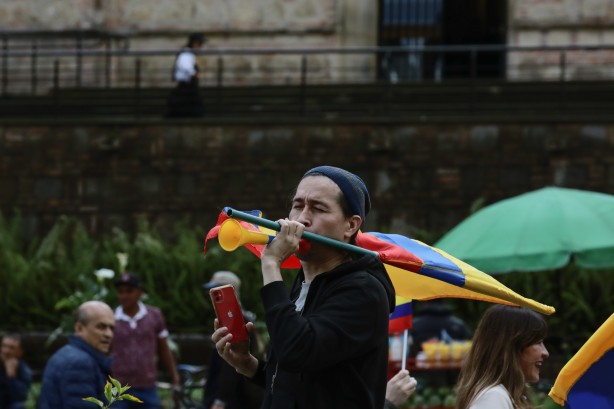 Foto - Kolombiya'da sağlık reformu yasası protesto edildi