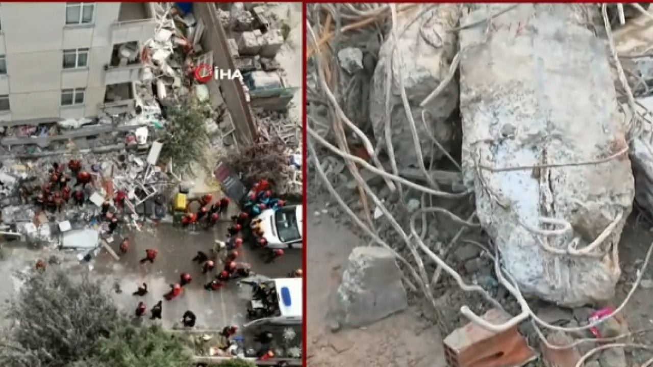 Foto - Kolondan deniz kabuğu çıktı! Maltepe’deki enkazda korkunç detay