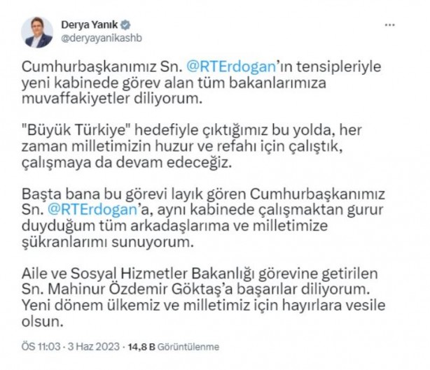 Foto - Koltuğu devreden eski bakanlardan peş peşe veda paylaşımları