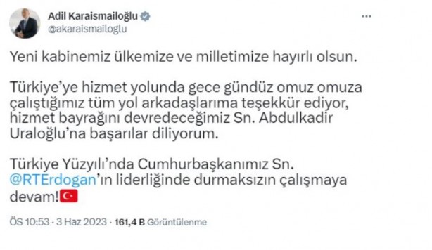 Foto - Koltuğu devreden eski bakanlardan peş peşe veda paylaşımları