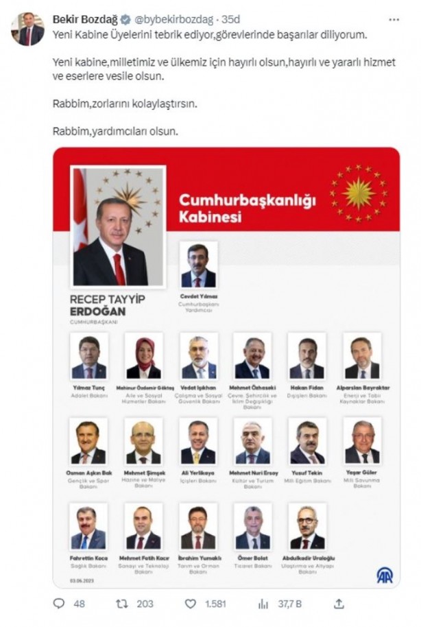 Foto - Koltuğu devreden eski bakanlardan peş peşe veda paylaşımları