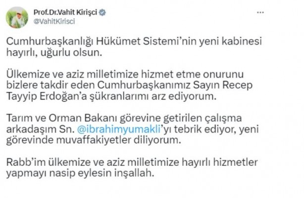 Foto - Koltuğu devreden eski bakanlardan peş peşe veda paylaşımları