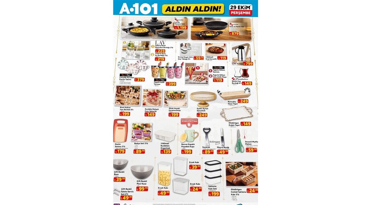 Foto - Koltuk-halı yıkama makinesi, elektrikli bisiklet... A101 29 Ekim kataloğu yayınlandı!