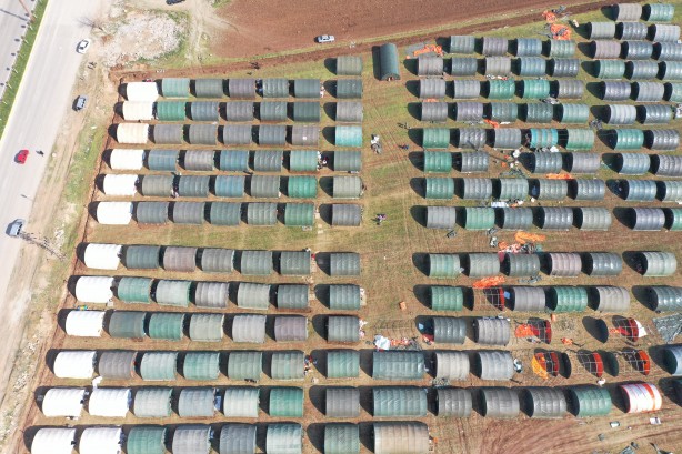 Foto - Komandolar Adıyaman'da 35 bin metrekare alana çadır kent kuruyor
