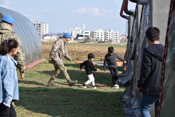 Foto - Komandolar Adıyaman'da 35 bin metrekare alana çadır kent kuruyor