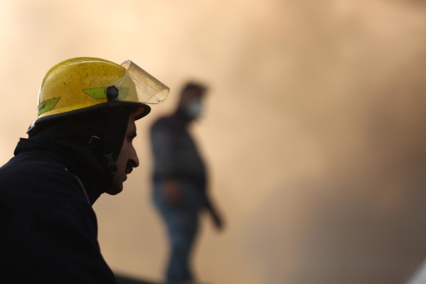 Foto - Komşu ülkede feci yangın