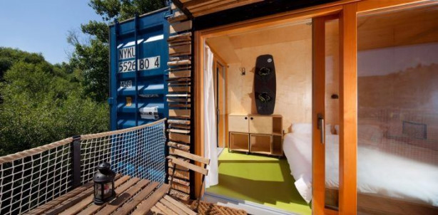 Foto - Konteynerden otel yaptılar!