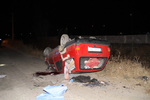 Foto - Kontrolden çıkan otomobil takla attı