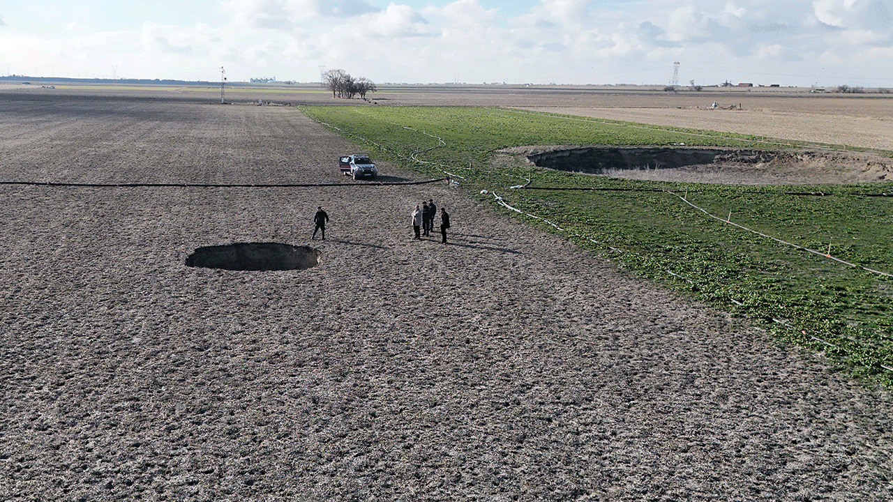 Konya'da bir tane daha görüldü! Korkutan görüntü