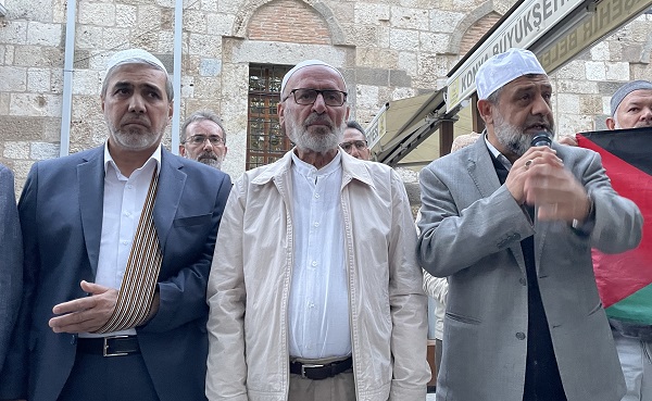 Foto - Konya'da Filistinlilere destek gösterisi 