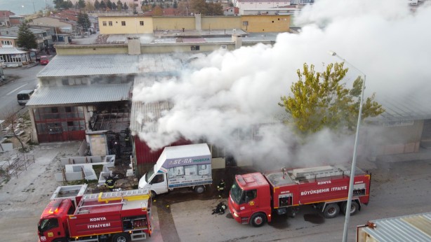 Konya'da korku dolu anlar