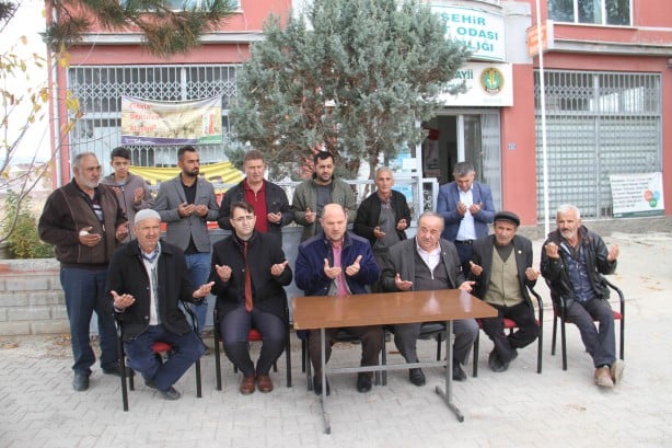 Konya’da yağmur için eller semaya kalktı