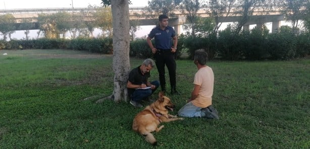 Köpeğin havladığı yerde ceset buldular
