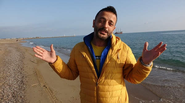 Foto - Köpekbalığını oltayla tuttu! 