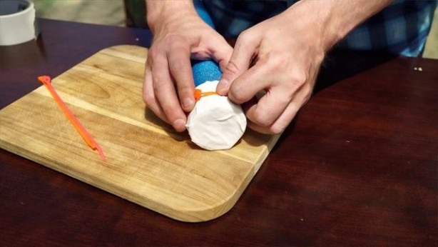 Foto - Köpük sosisten bakın ne yaptı!