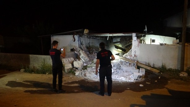 Korku dolu anlar! Mutfak tüpü bomba gibi patladı