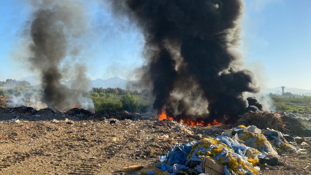 Foto - Korkulu dakikalar! Alev yükseldikçe yükseldi