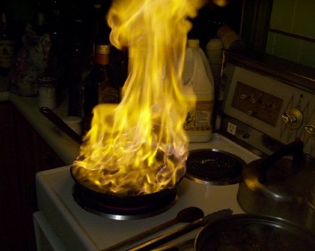 Foto - Korkunç mutfak kazaları