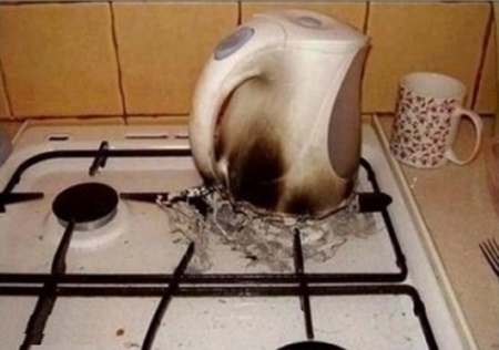 Foto - Korkunç mutfak kazaları