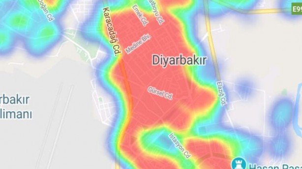 Foto - Korkutan haritayı paylaştılar! Bir ilde 256 yeni vaka