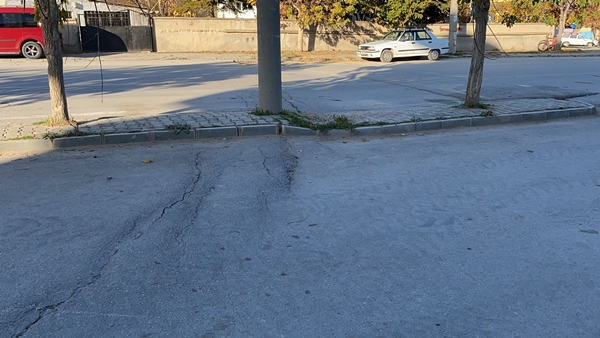 Foto - Korkutan manzara! Mezarlıklar tek tek çökmeye başladı