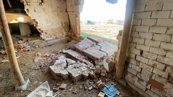 Foto - Korkutan manzara! Mezarlıklar tek tek çökmeye başladı