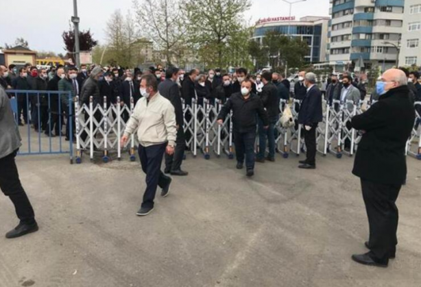 Foto - Koronavirüs nedeniyle hayatını kaybeden Haydar Baş son yolculuğuna böyle uğurlandı