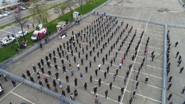 Foto - Koronavirüs nedeniyle hayatını kaybeden Haydar Baş son yolculuğuna böyle uğurlandı