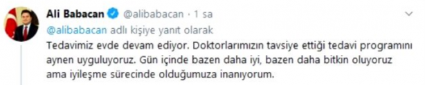 Foto - Koronavirüse yakalanan Ali Babacan'dan kötü haber