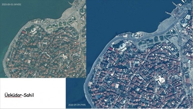 Foto - Koronavirüsün Türkiye'ye etkisi uzaydan böyle görüntülendi