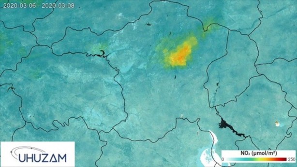 Foto - Koronavirüsün Türkiye'ye etkisi uzaydan böyle görüntülendi