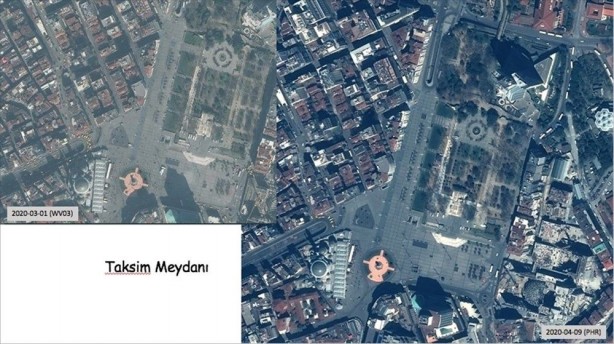 Foto - Koronavirüsün Türkiye'ye etkisi uzaydan böyle görüntülendi