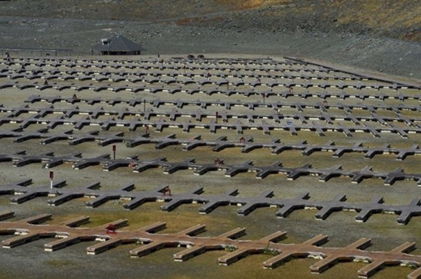 Foto - Koskoca göl bir gecede kurudu