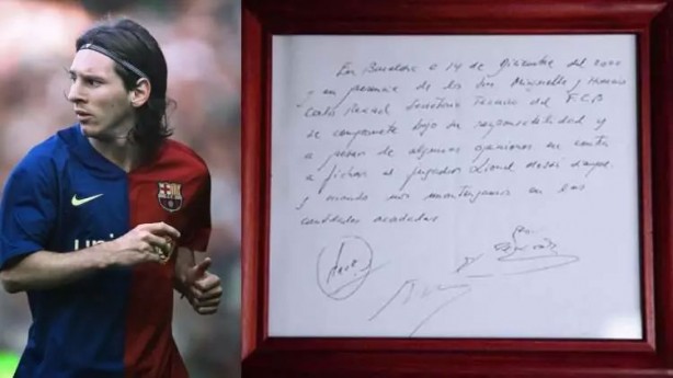 Koşun Ekrem’e haber verin! Messi’nin peçetesi açık arttırmada